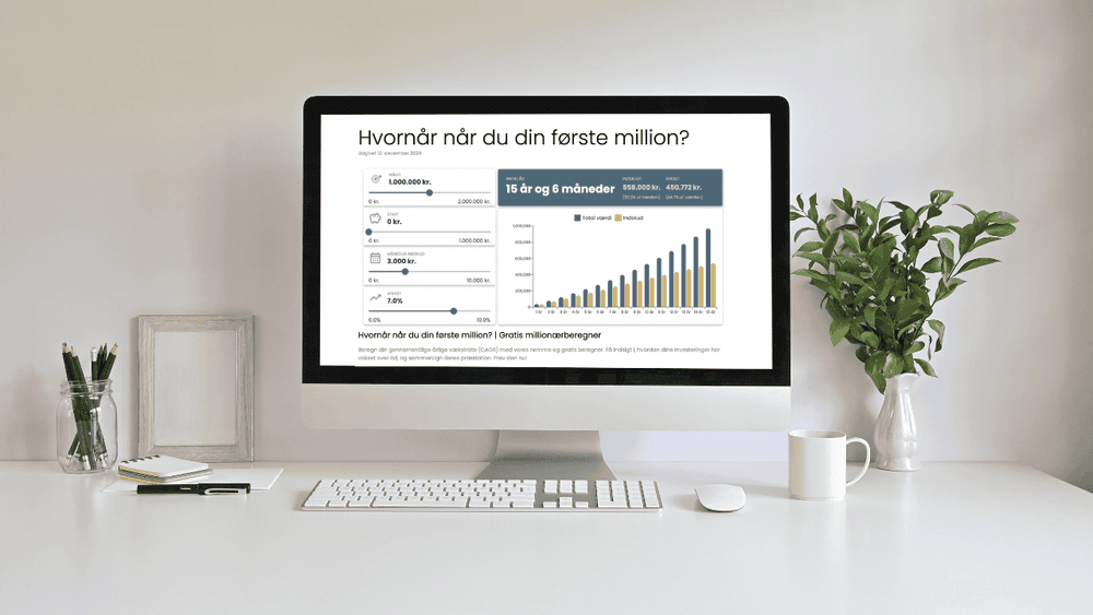 Hvornår når du din første million?