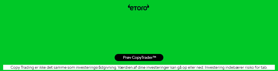 eToro – Prøv CopyTrader™ og invester automatisk